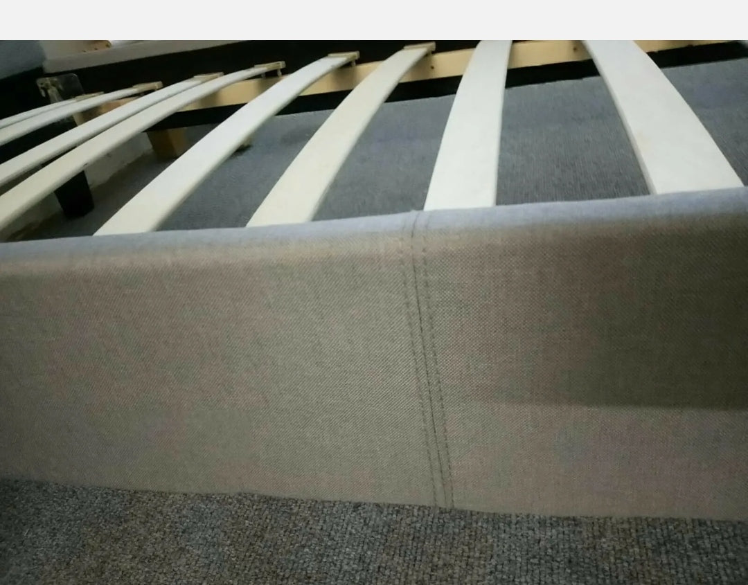 Blenheim Fabric Bed Frame. Single, Grey. RRP £299