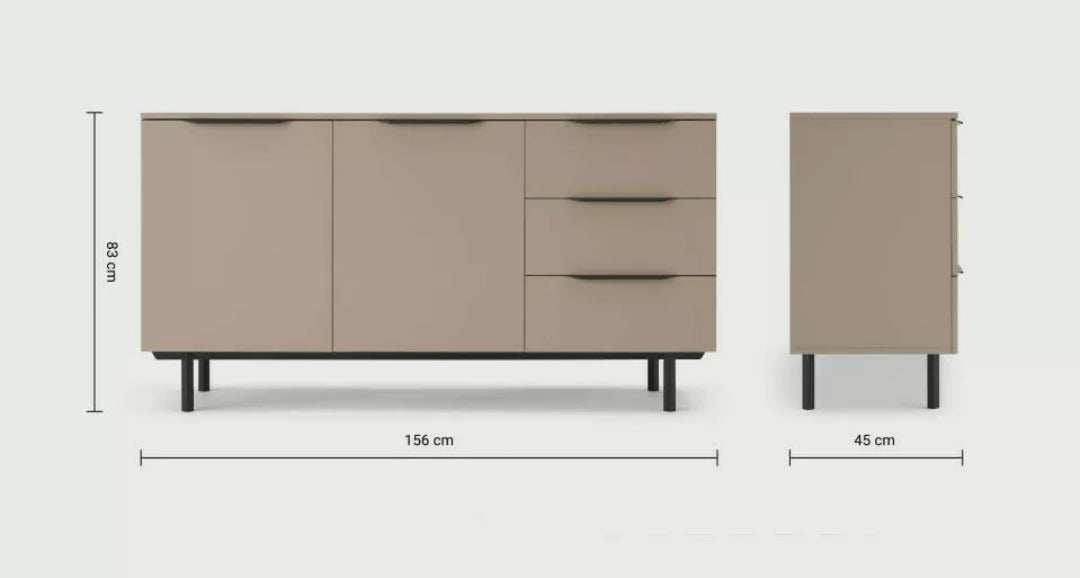 DamienSideboard, Cappuccino & BlackDesigned by MADE Studio(assembled) £ 329